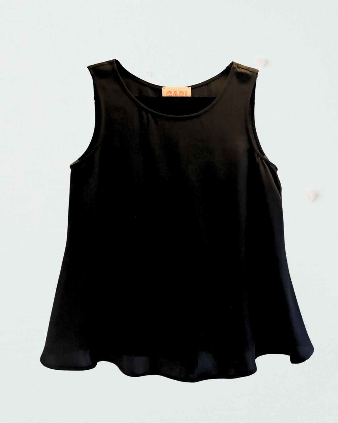 Sleeveless Black Maternity Top, part of Co-Ord set