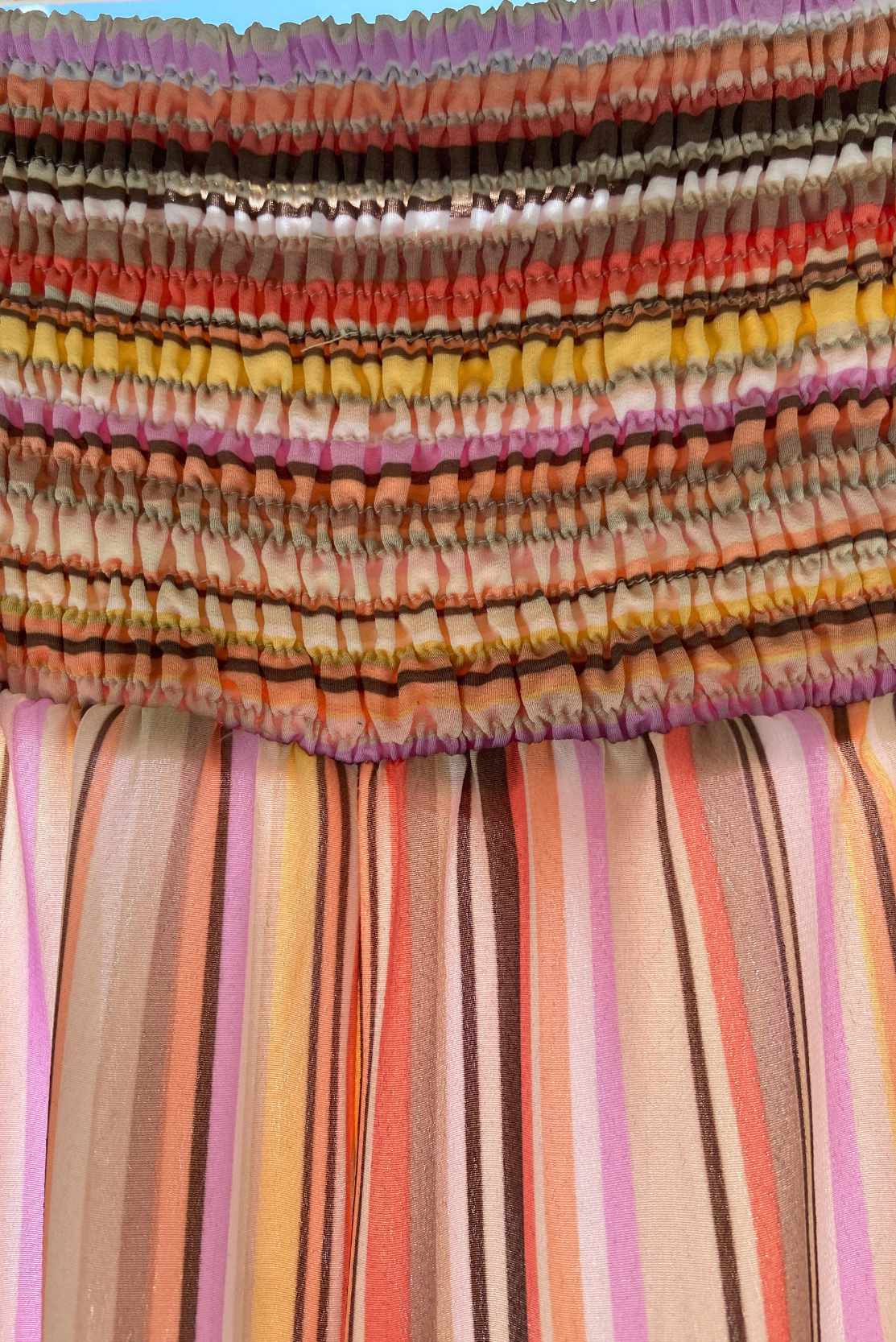 Candy Striped Summer Maternity Trousers