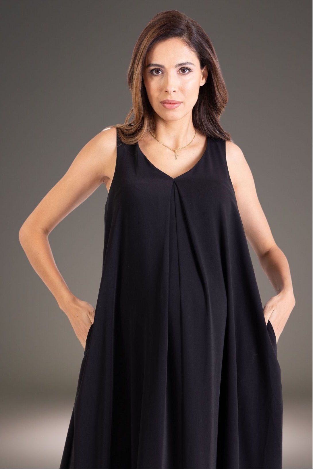 what's a good dress to hide a baby bump