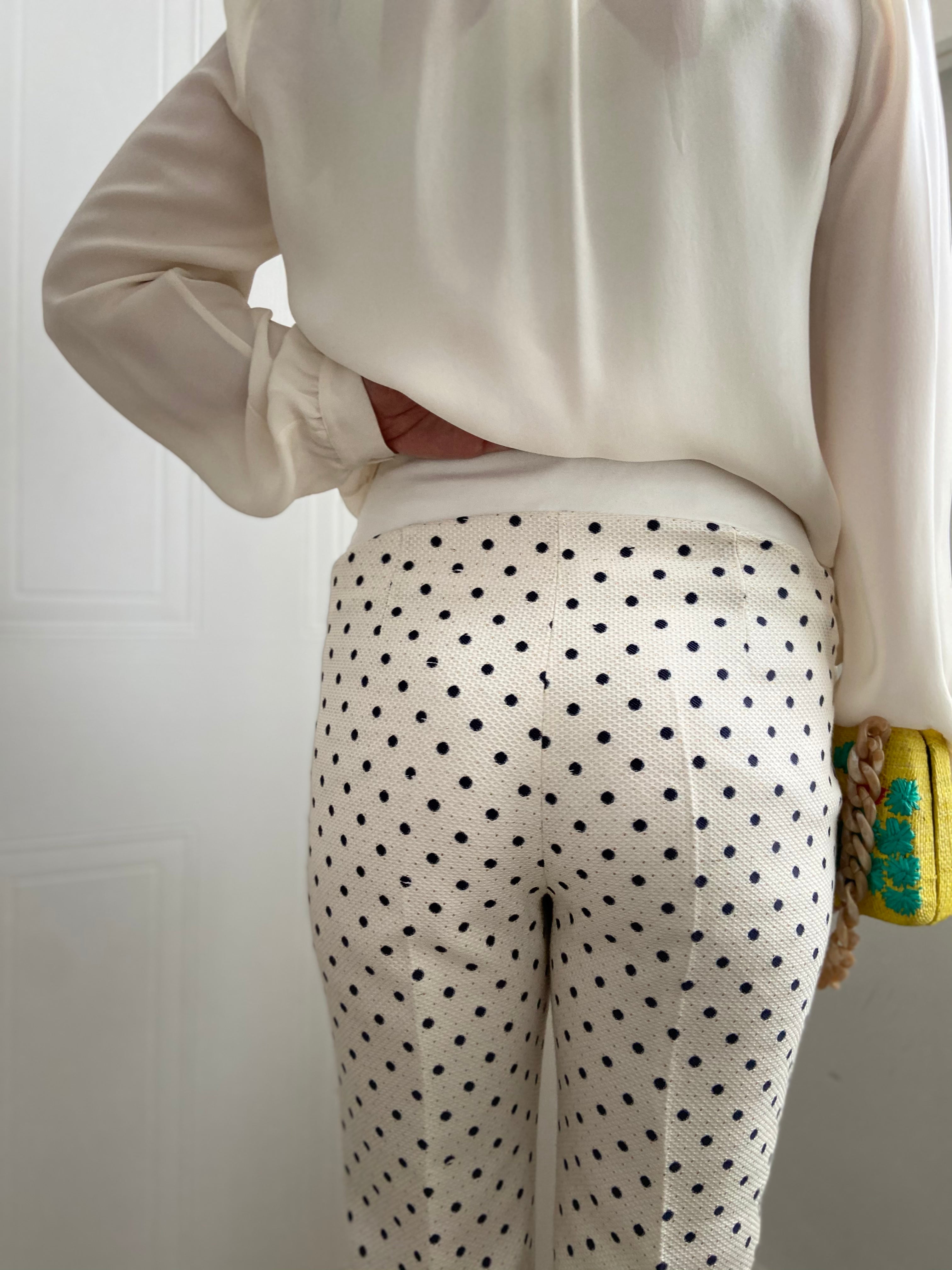 Tailored Maternity Trousers, Cream