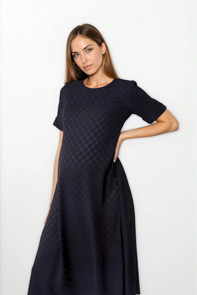 hugo boss black dress shirt Annabella Black Maternity Wool Blend Knit Dress – Angel Maternity Wholesale main image 1
