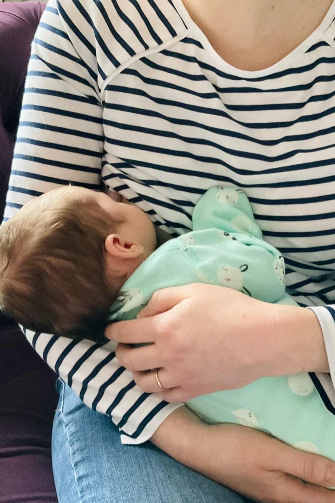 Breton stripes breastfeeding top