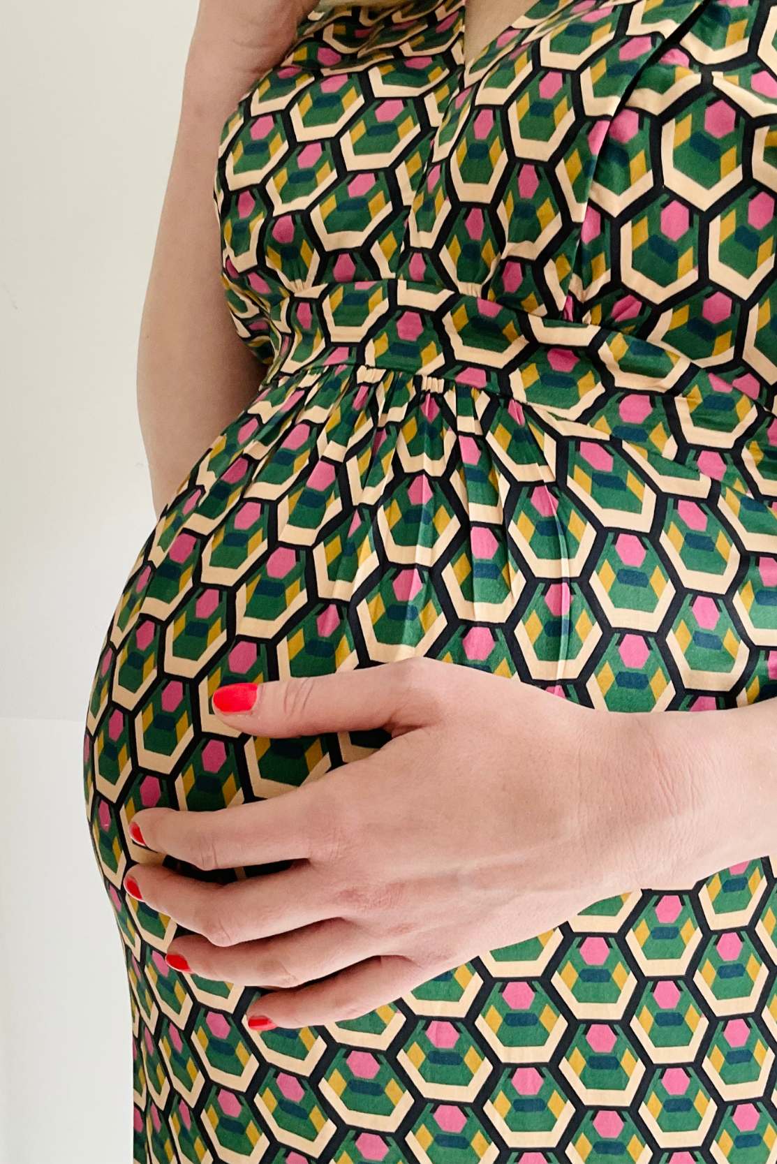 Kimono-style Maternity & Breastfeeding Dress