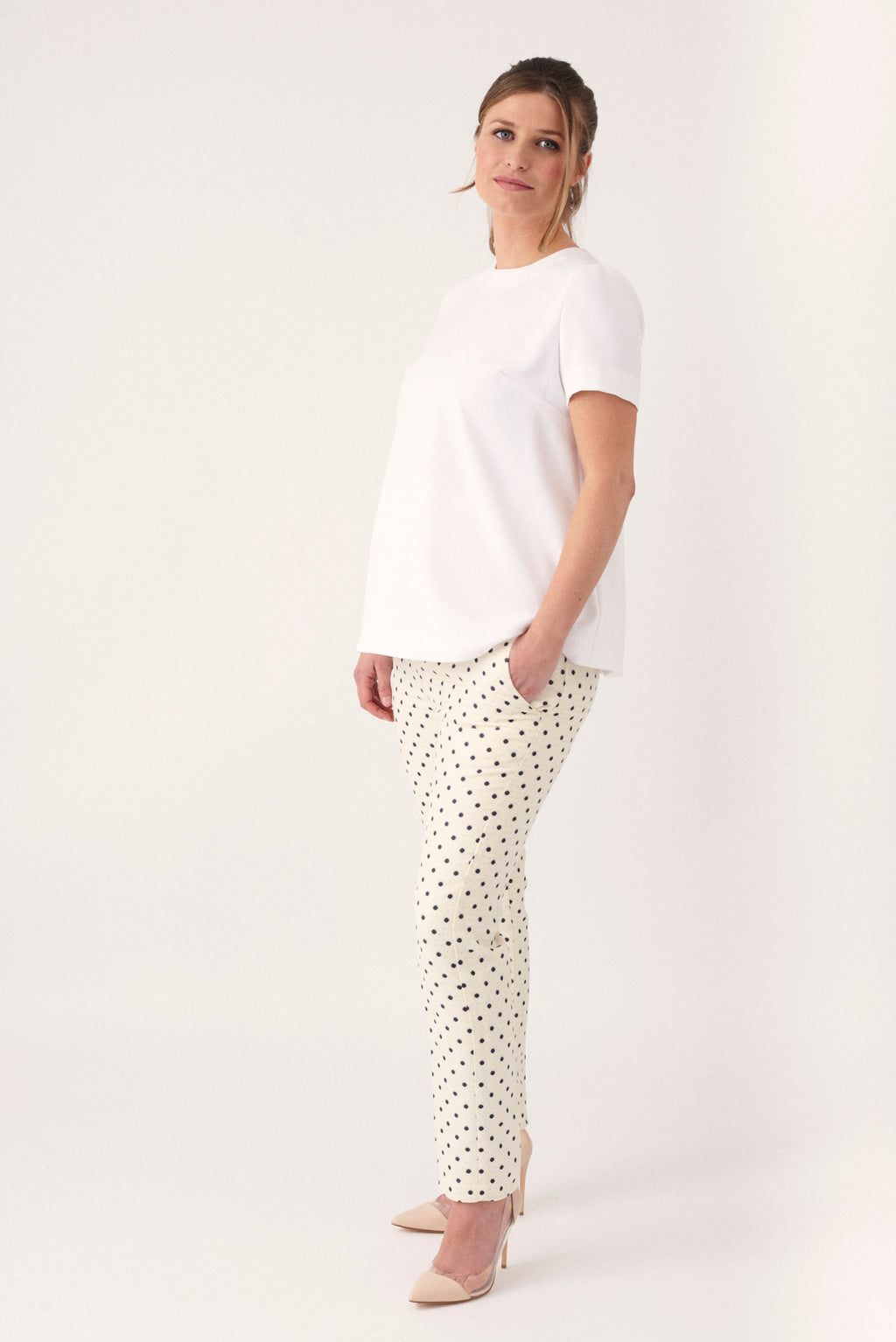 SALE  OFFERS  Chino Maternity Trousers in Lightweight Cotton  Attesa  Maternity
